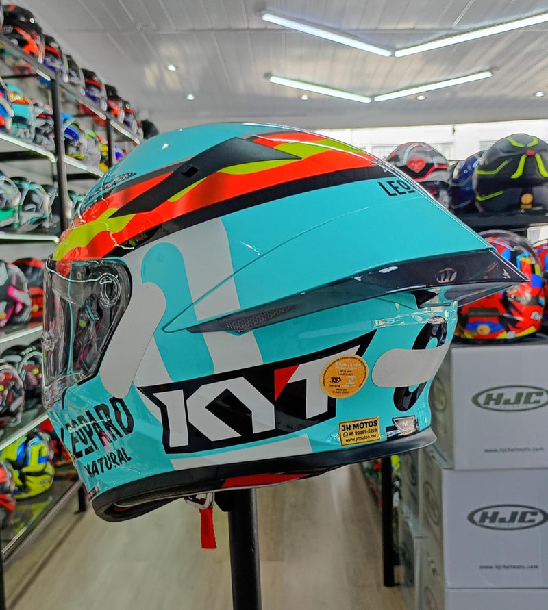 Capacete KYT TT REVO LEOPARD SPANIARD