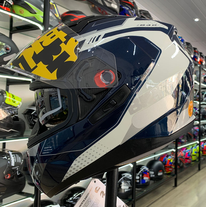 CAPACETE BIEFFE B-40 ESSENCE AZUL AZUL