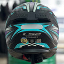 Capacete LS2 STREAM II FF808 FIREFLY MATTE BLUE PURPLE
