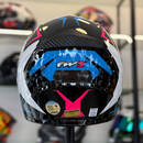 Capacete FW3 GTX STAR Rosa e Azul
