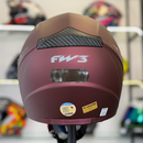 Capacete FW3 GTX LIMITED VERMELHO BORDO FOSCO
