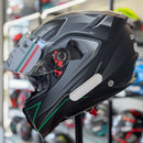 Capacete GP TECH ULTRA SV FUTURE VERDE CINZA FOSCO