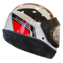 Capacete EBF AUTOMÁTICO BOLT Vermelho e Branco