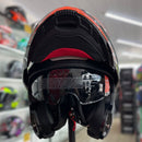 Capacete Texx KRATOS NOMADE PRETO LARANJA CINZA