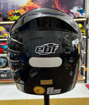 Capacete EBF New Fit Control Verde, vermelho e branco