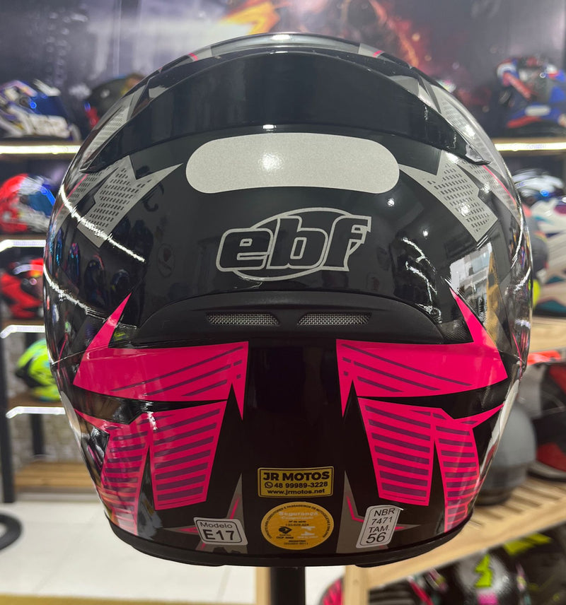 Capacete EBF Spark Spot Rosa