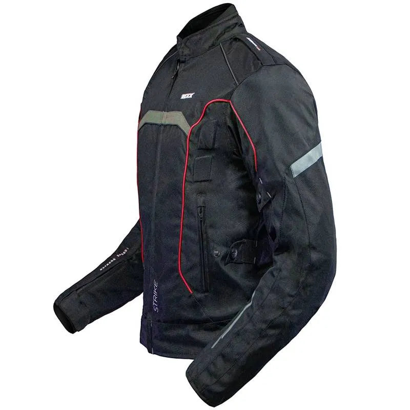 JAQUETA  NEW TEXX STRIKE V2 MASCULINA PRETA VERM