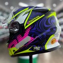 Capacete Norisk FF302 Soul Control Matte Black Pink