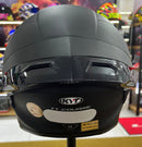 CAPACETE KYT TT COURSE PLAIN MATTE BLACK