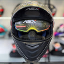 Capacete ASX EAGLE SV LINES CINZA FOSCO CHUMBO