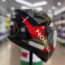 Capacete NORISK RAZOR GOODSPEED RED/GOLD