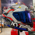 CAPACETE KYT TT COURSE RATTHAPARK SPACE MONKEY + VISEIRA COLORIDA E AEROFOLIO