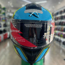 Capacete NORISK CARBONO TEAM YELLOW/BLUE