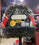 Capacete EBF Automático Style, Preto e Vermelho