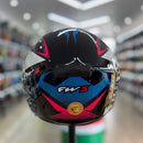 Capacete FW3 X OPEN STAR AZUL E ROSA