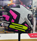 CAPACETE LS2 FF358 STARWAR ROSA E BRANCO