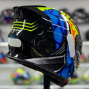 Capacete ORIGINE DINAMO SZ LIRIK YELLOW BLUE GLOSS