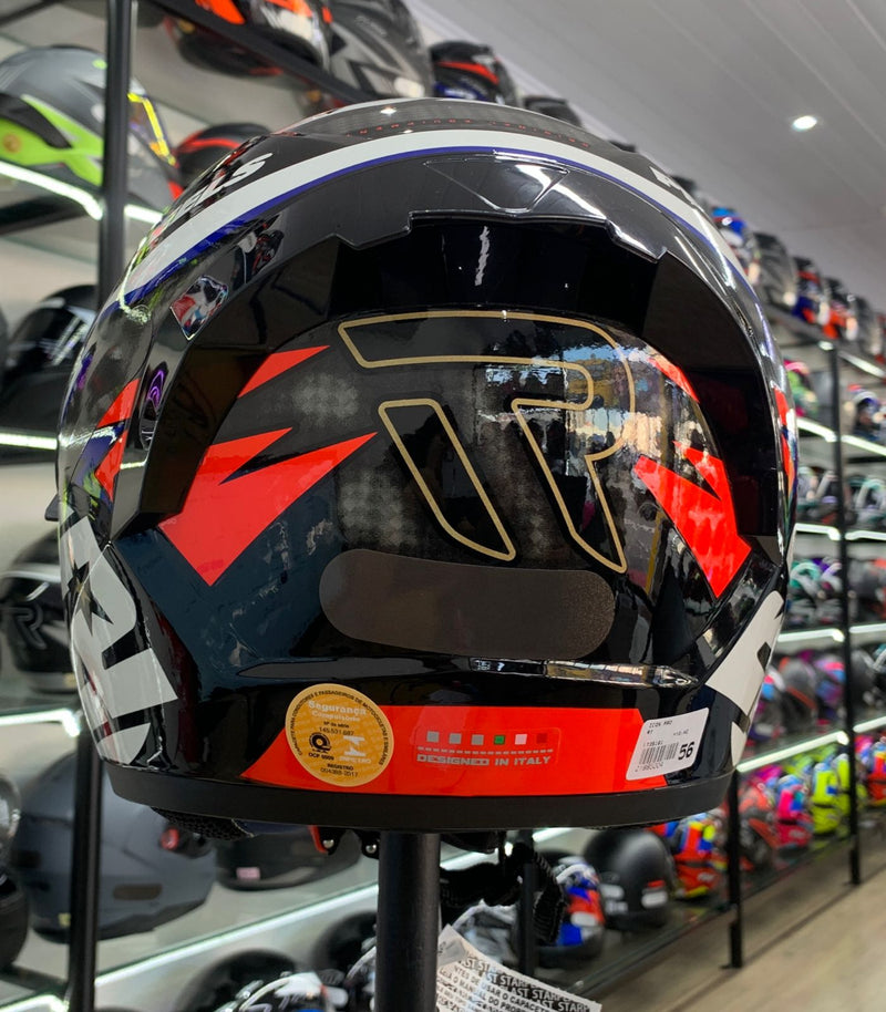 CAPACETE ICON PRO RT PRETO AZUL