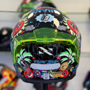 Capacete NORISK FLOW TRAP BLACK + BRINDE VISEIRA COLORIDA e AEROFOLIO