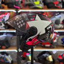 Capacete X OPEN UP STAR LILAS COM ROSA