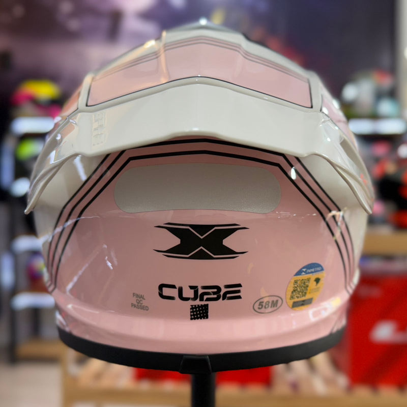 CAPACETE TEXX, SPIHE CUBE ROSA LILAS BRANCO