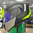 CAPACETE RACE TECH SIGNAL ACTIVE MATTE TIT/GREY HV YLW