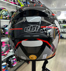 Capacete EBF Spark Spider Preto e vermelho