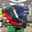 CAPACETE RACE TECH SIGNAL ACTIVE BLU/ WHT/RED