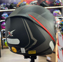 CAPACETE X TROY DRONE PRETO E VERMELHO