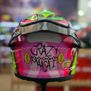 CAPACETE TEXX, SPIHE MAASAI,  VERDE ROSA