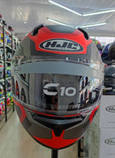 Capacete HJC C10 Tins - Vermelho/Cinza/Preto