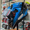 Capacete GP TECH ULTRA SV FUTURE AZUL E PRETO