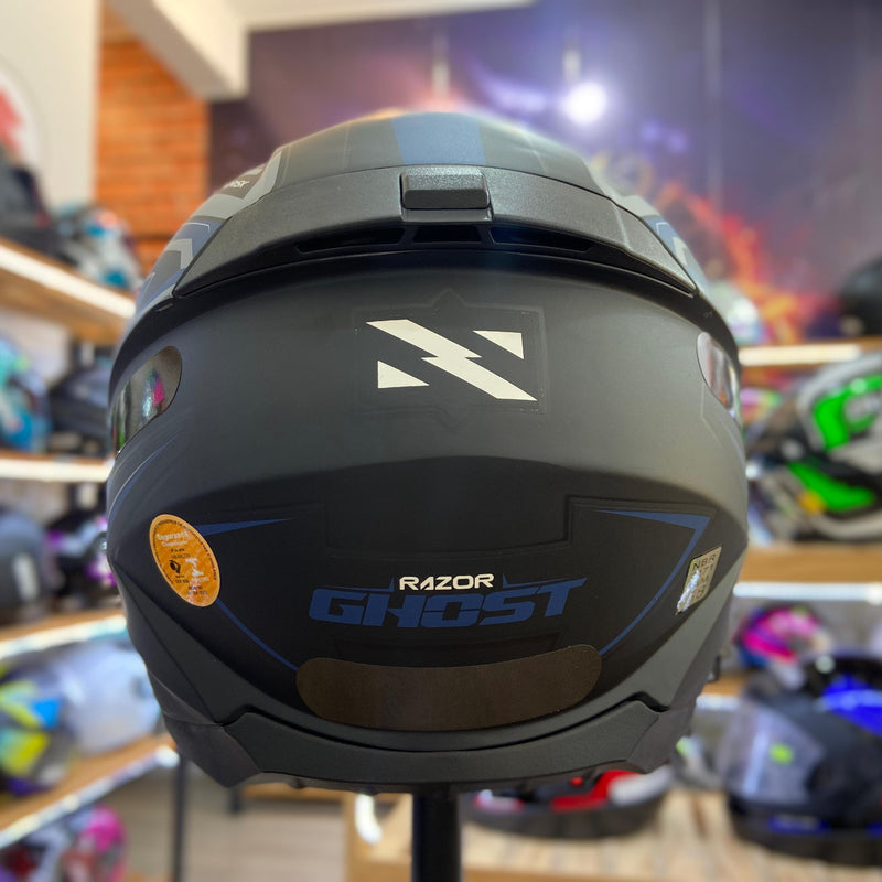 Capacete Norisk RAZOR GHOST MATTE BLACK GRAY
