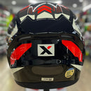 Capacete ASX CITY SV DIAGON VERMELHO E GRAFITE