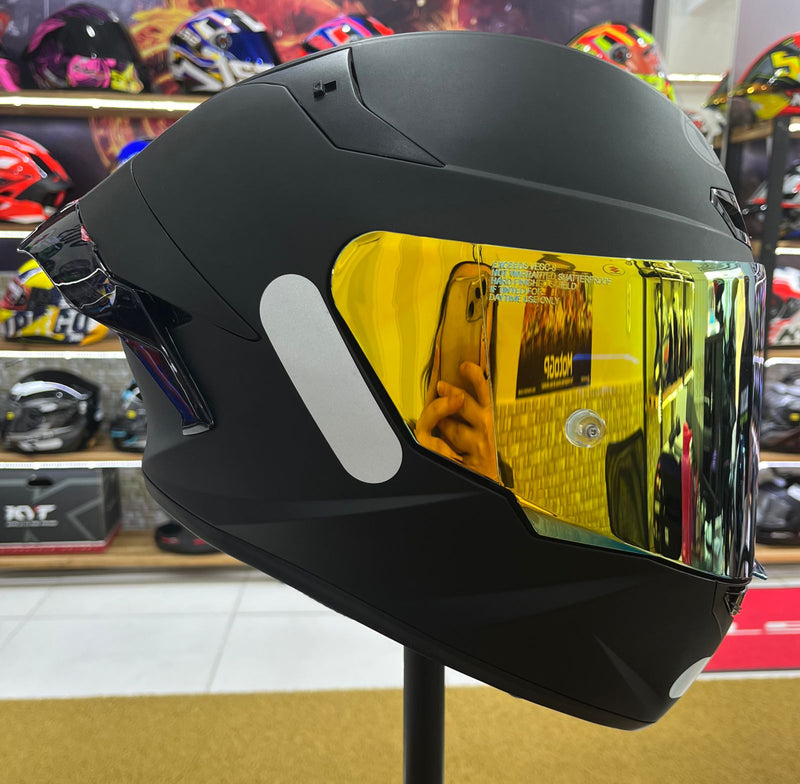 Capacete KYT TT COURSE Plain Matte Black