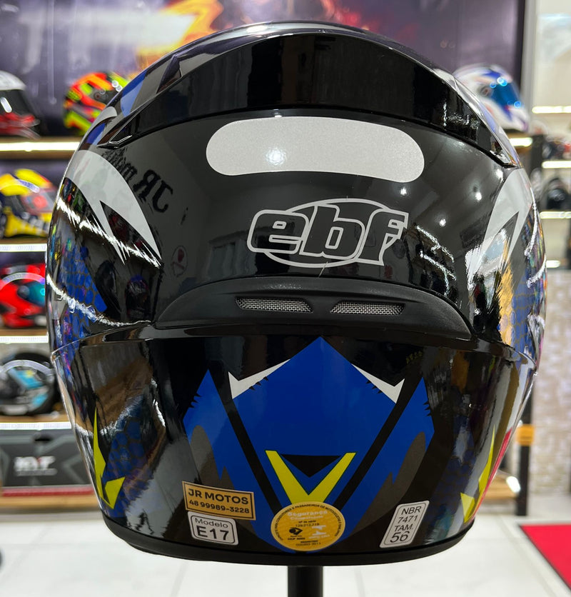 Capacete EBF Spark Dragon Azul