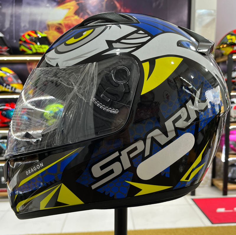 Capacete EBF Spark Dragon Azul