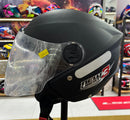 Capacete aberto New Liberty Three Preto Fosco