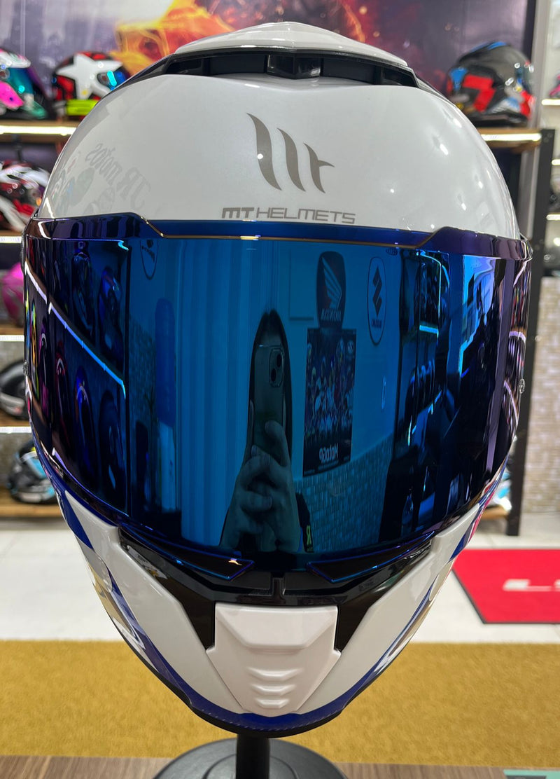 Capacete MT Thunder 4 Ergo C7, com óculos interno