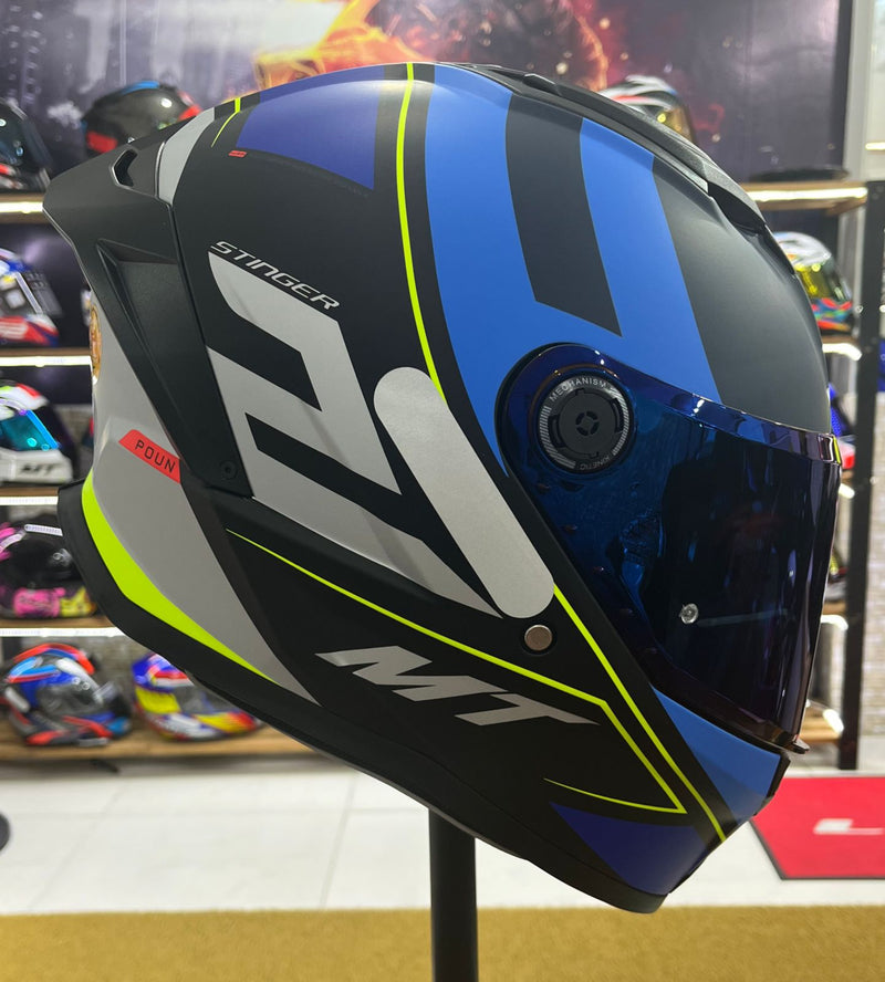 Capacete MT Stinger 2 POUN B6 Matte