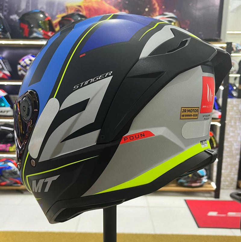 Capacete MT Stinger 2 POUN B6 Matte