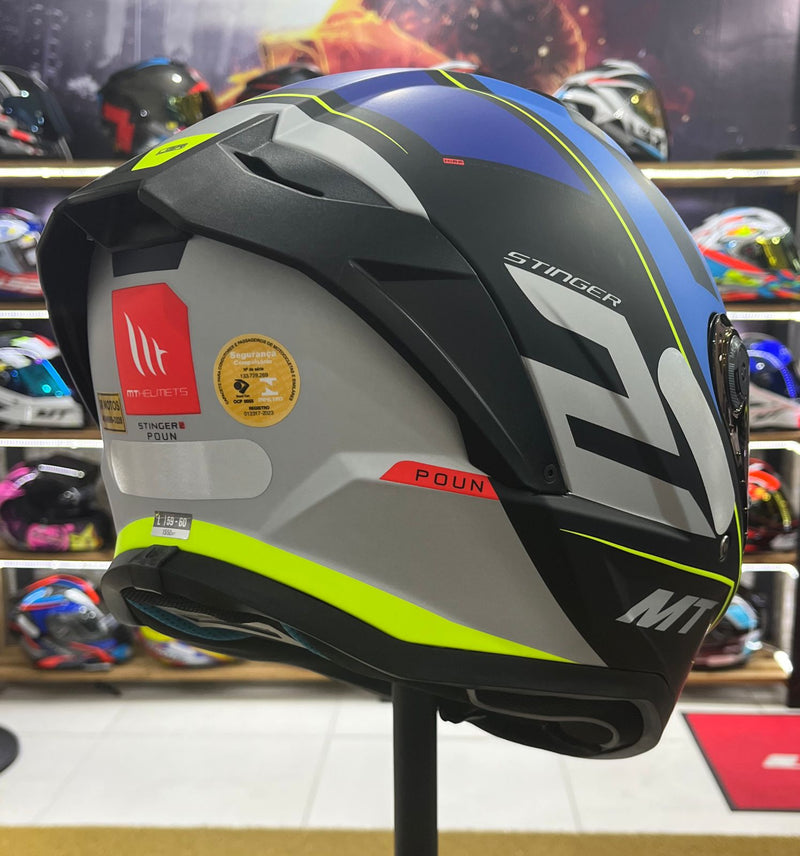 Capacete MT Stinger 2 POUN B6 Matte