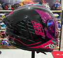 Capacete Sportivo ASX Draken Cougar Rosa e Tiffany