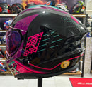 Capacete Sportivo ASX Draken Cougar Rosa e Tiffany