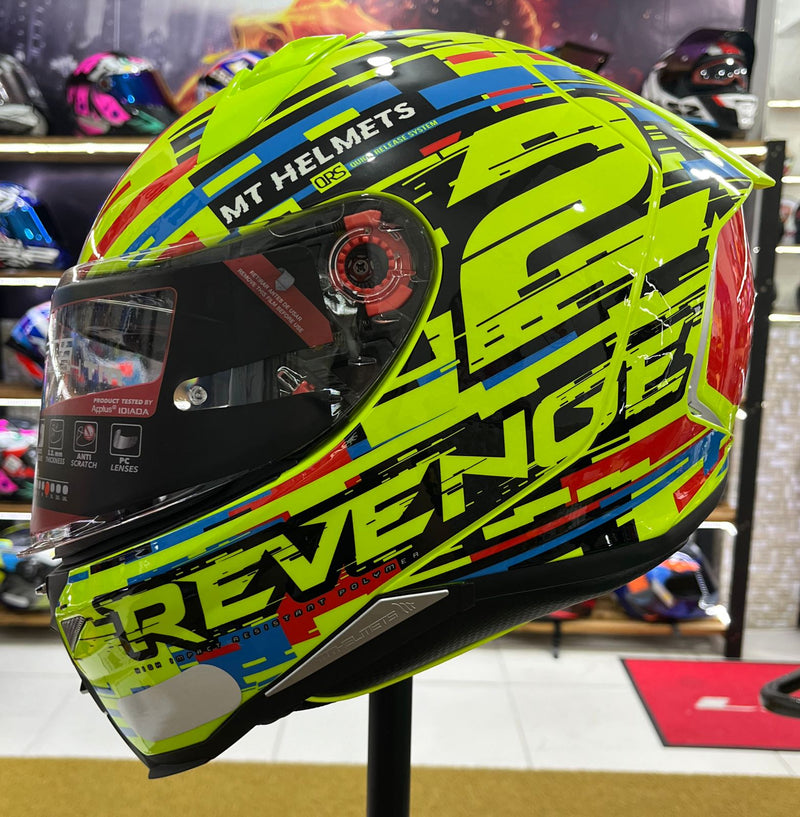 Capacete MT Revenge 2, Amarelo