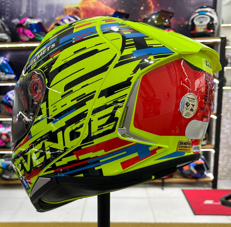 Capacete MT Revenge 2, Amarelo