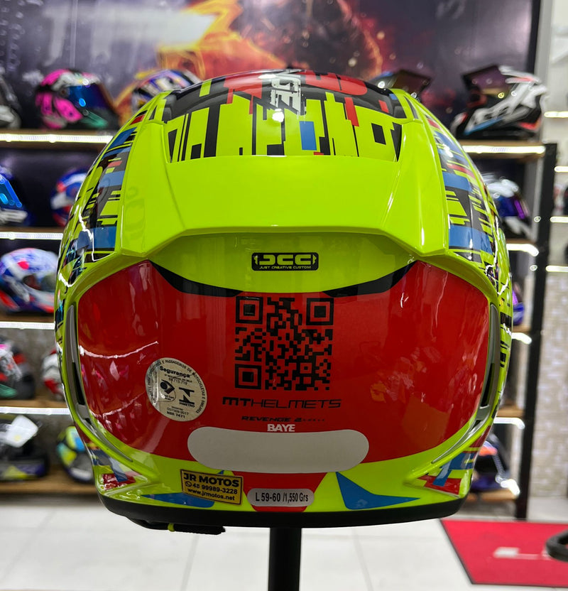 Capacete MT Revenge 2, Amarelo