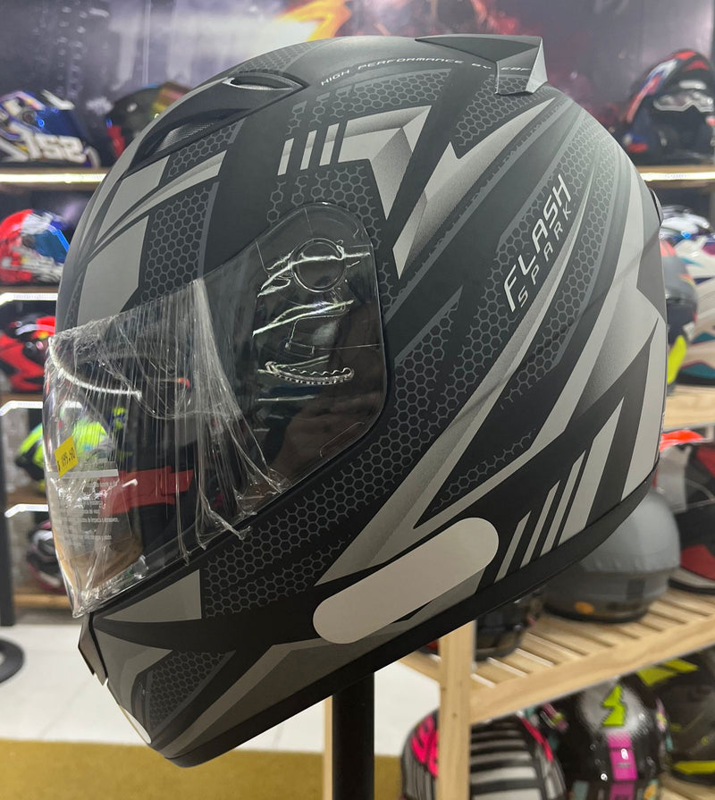 Capacete EBF Spark Flash Prata