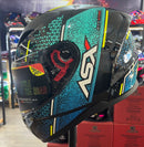 Capacete Sportivo ASX City Storm Preto, Tifanny Amarelo
