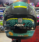Capacete Sportivo ASX City Storm Preto, Tifanny Amarelo